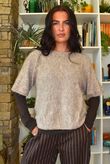 Clemmie Box Knit Earth Marl